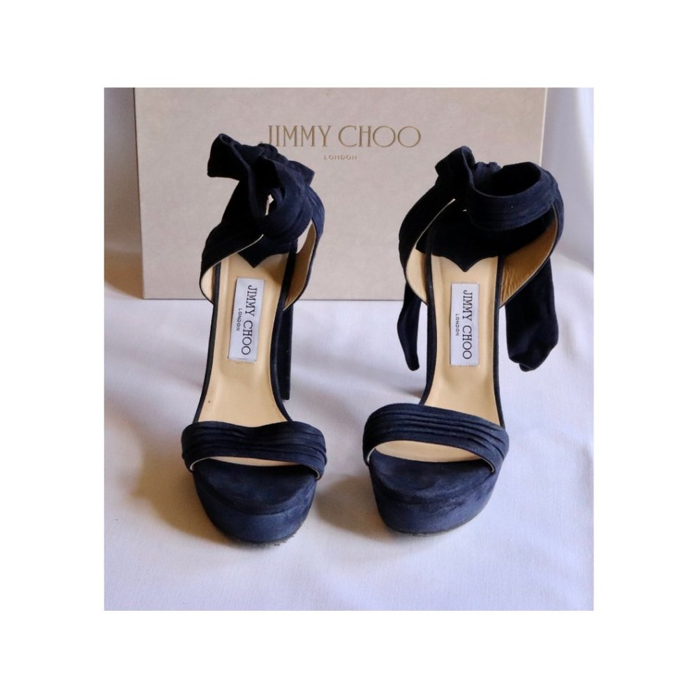 Jimmy Choo Lace Up Platform Heels